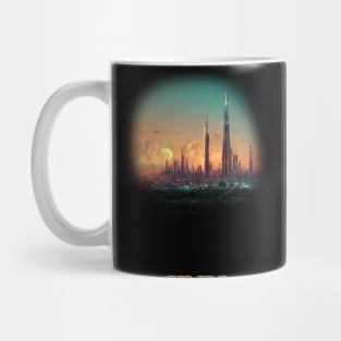 Futuristic Iran 2045 Artwork Mug